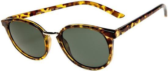 Afbeelding van Haga Eyewear Zonnebril donker rond havanna