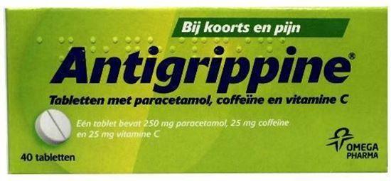 Afbeelding van Antigrippine 250mg 40tb