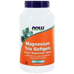 Afbeeldingen van NOW Magnesium trio softgels