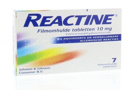 Afbeelding van Reactine Cetirizine 10mg 7tb