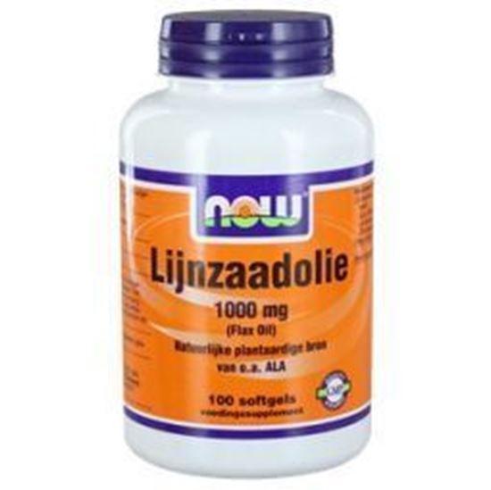 Afbeelding van NOW Lijnzaad olie 1000 mg