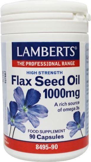 Afbeelding van Lamberts Lijnzaad (flax seed) 1000 mg