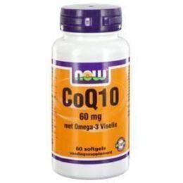 Afbeeldingen van NOW Co Q10 60 mg met omega 3