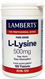 Afbeeldingen van Lamberts L-Lysine 500 mg