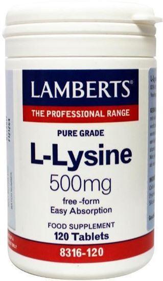 Afbeelding van Lamberts L-Lysine 500 mg