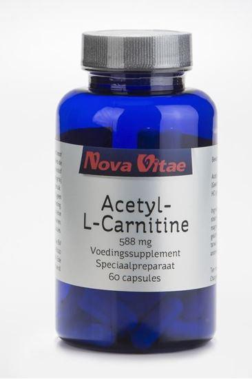 Afbeelding van Nova Vitae Acetyl l carnitine 500 mg