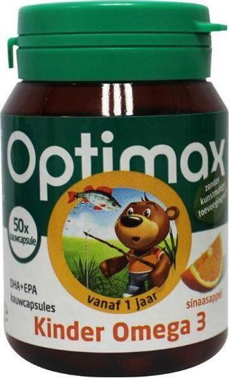 Afbeelding van Optimax Kinder omega 3 sinaasappel