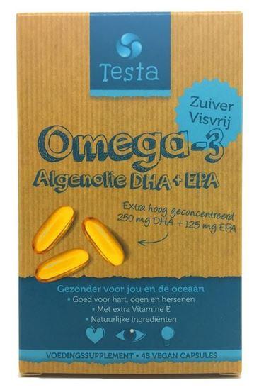 Afbeelding van Testa Omega 3 algenolie - vegan omega-3 DHA + EPA