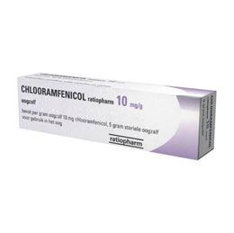 Chlooramfenicol 10mg/g oogzalf 5g