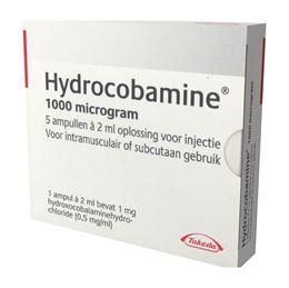 Hydrocobamine injvlst 500mcg/ml ampul 2ml 5st