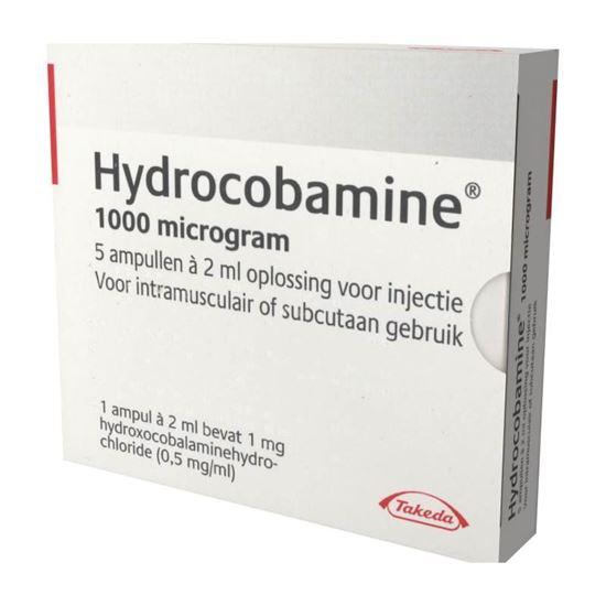 Hydrocobamine injvlst 500mcg/ml ampul 2ml 5st