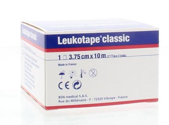 Afbeelding van Leukotape 10 m x 3.75 cm wit