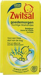 Afbeeldingen van Zwitsal Goedemorgen vochtige washandjes