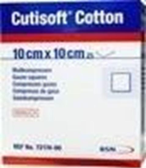 Afbeelding van Cutisoft Cotton niet steriel 10 x 10 cm