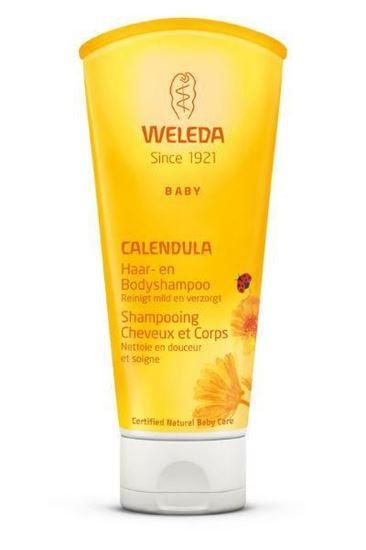 Afbeelding van Weleda Calendula baby haar en body shampoo