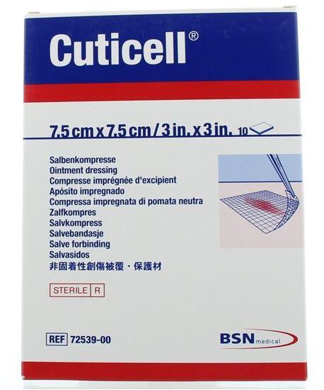 Afbeelding van Cuticell Zalfcompres 7.5 x 7.5 cm