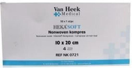 Afbeelding van Hekasoft Kompres steriel 4 lagen 10 x 20 cm