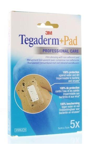 Afbeelding van 3M Tegaderm & pad 5 x 7 cm