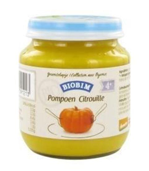 Afbeelding van Biobim Pompoen puree 4 maanden Demeter