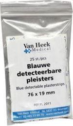 Heka Pleisters blauw 76 x 19 mm