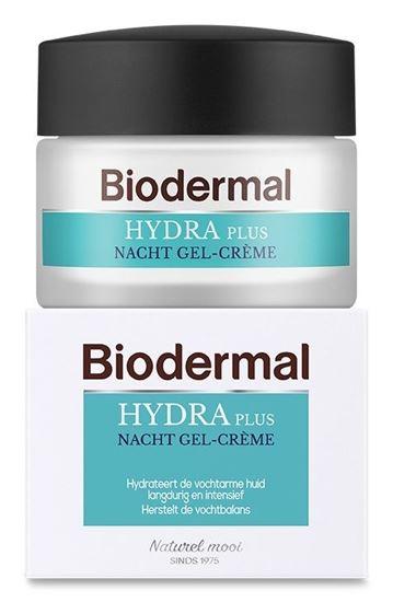 Biodermal Hydraplus nacht gelcreme vochtarme huid