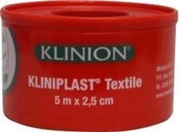 Kliniplast hechtpleister 5 x 2.5 cm met ring