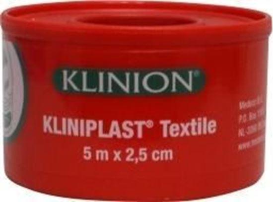 Kliniplast hechtpleister 5 x 2.5 cm met ring