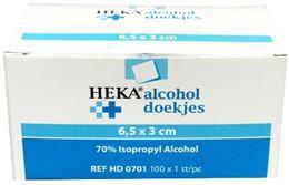 Heka Alcoholdoekjes 6.5 x 3 cm