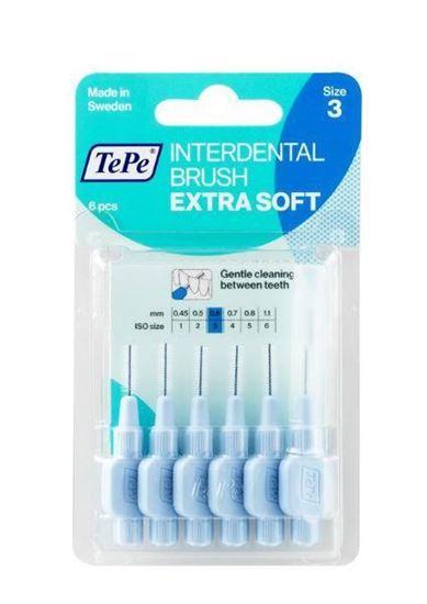 Tepe Interdentale rager extra soft 0.6 mm lichtblauw 6st