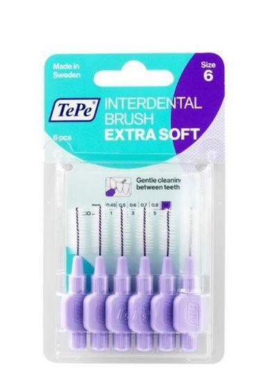 Tepe Interdentale rager extra soft 1.1 mm licht lila 6st