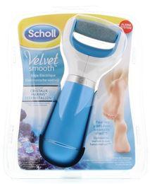 Scholl Velvet smooth start electronische voetvijl blauw