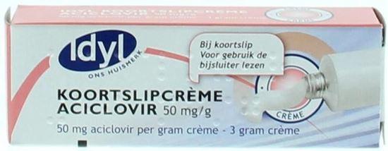 Idyl Aciclovir koortslip créme 3g