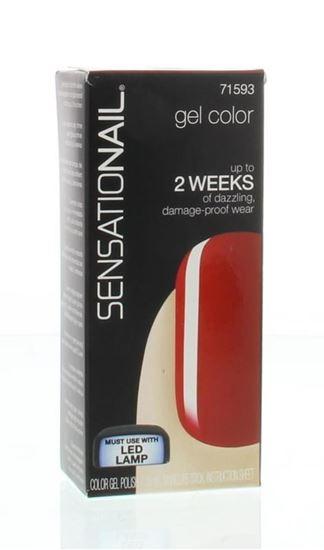 Sensationail Color gel scarlet red