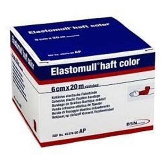 Elastomull haft 20 m x 6 cm rood