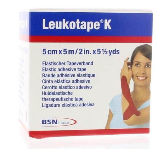 Leukotape K 5 m x 5.0 cm rood