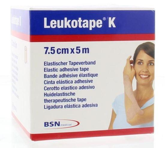 Leukotape K 5 m x 7.5 cm huidkleur