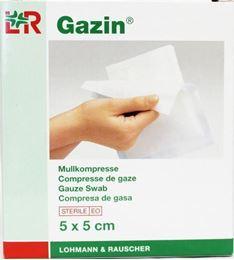 Gazin gaaskompres 5 x 5 cm steriel 5 x 2