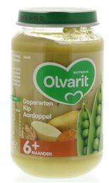 Olvarit Doperwten kip aardappel 6M06