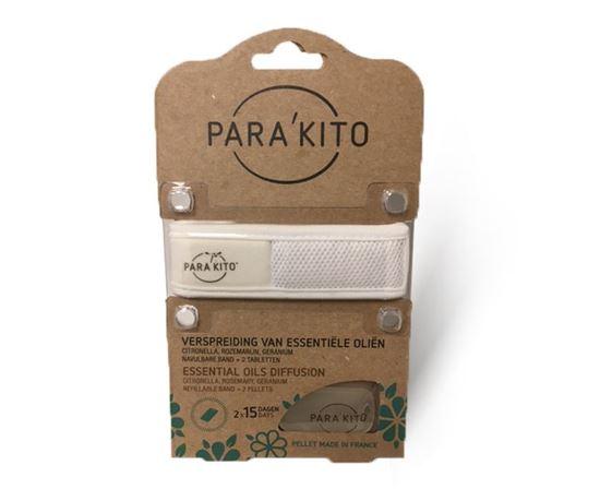 Parakito Anti-muggen Armband wit