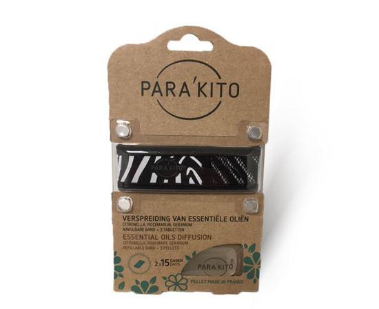 Parakito Anti-muggen Armband design zwart