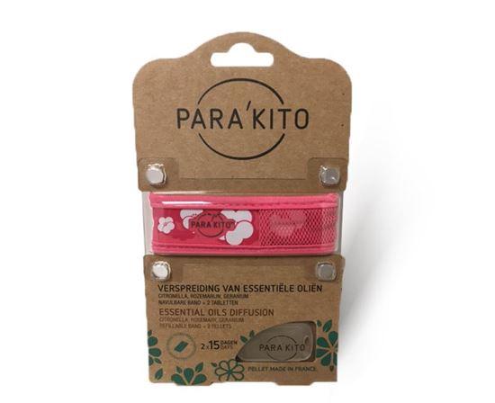 Parakito Anti-muggen Armband design roze