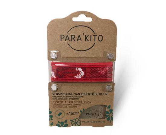 Parakito Anti-muggen Armband design rood