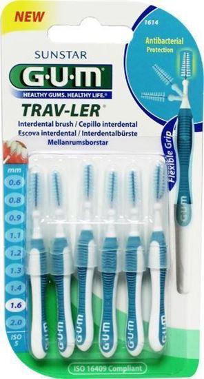 GUM Trav-ler rager 1.6 mm (blauw)