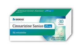 Sanias Cinnarizine 25mg 30tb