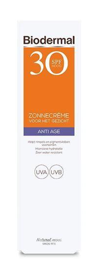 Biodermal Anti age creme gezicht SPF30