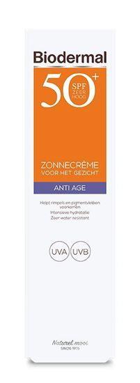 Biodermal Anti age creme gezicht SPF50+