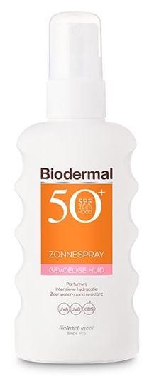 Biodermal Zonnespray SPF50+ gevoelige huid