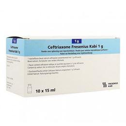 Ceftriaxon Fresenius Kabi Injpdr Flacon 1g 10st