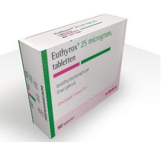 Afbeelding van Euthyrox 0,025mg 90tb