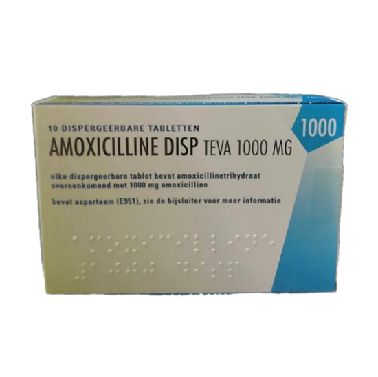 Amoxicilline Sandoz Disper 1000mg 10tb